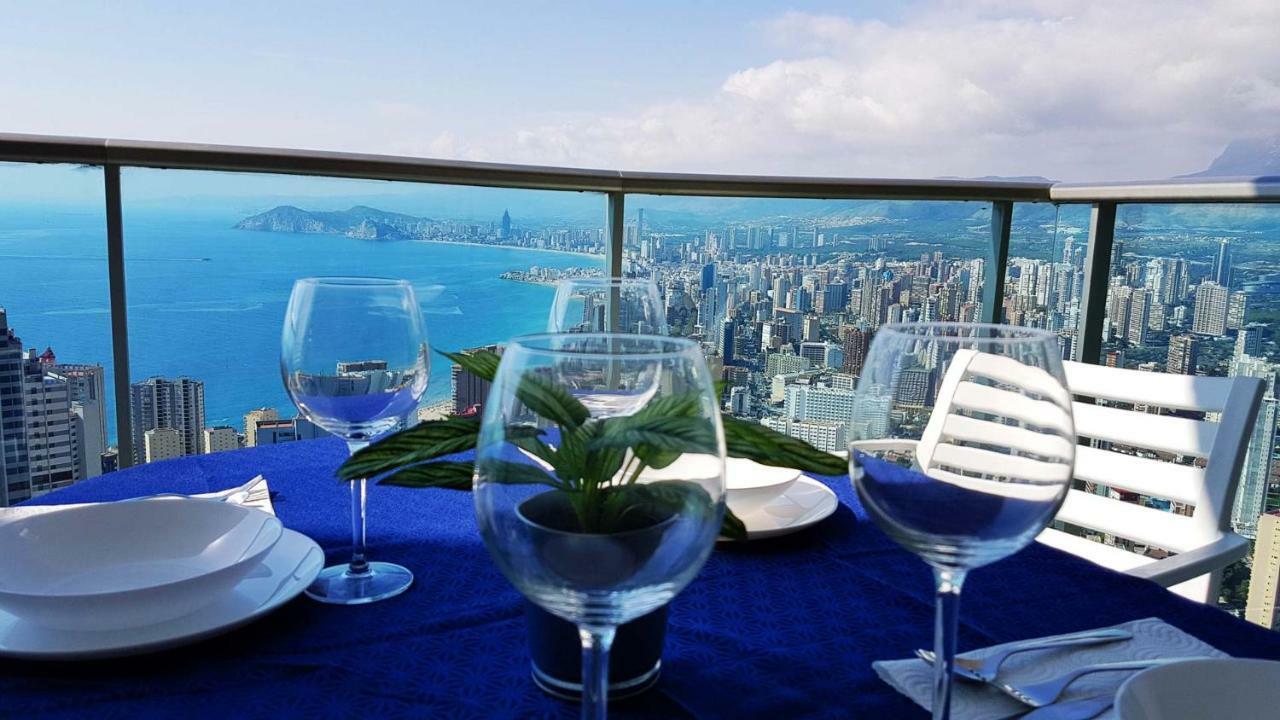 Highrise Apartment With Private Terrace & Sea Views - 34Th Floor بينايدورم المظهر الخارجي الصورة