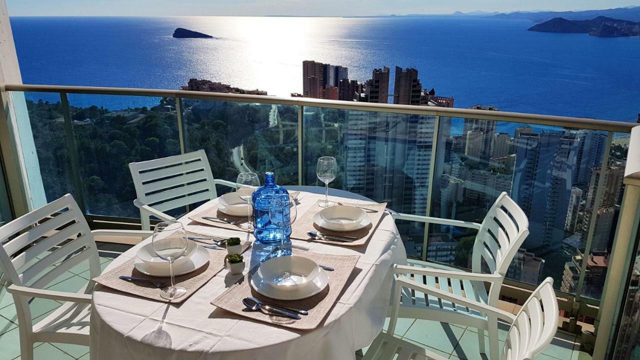 Highrise Apartment With Private Terrace & Sea Views - 34Th Floor بينايدورم المظهر الخارجي الصورة